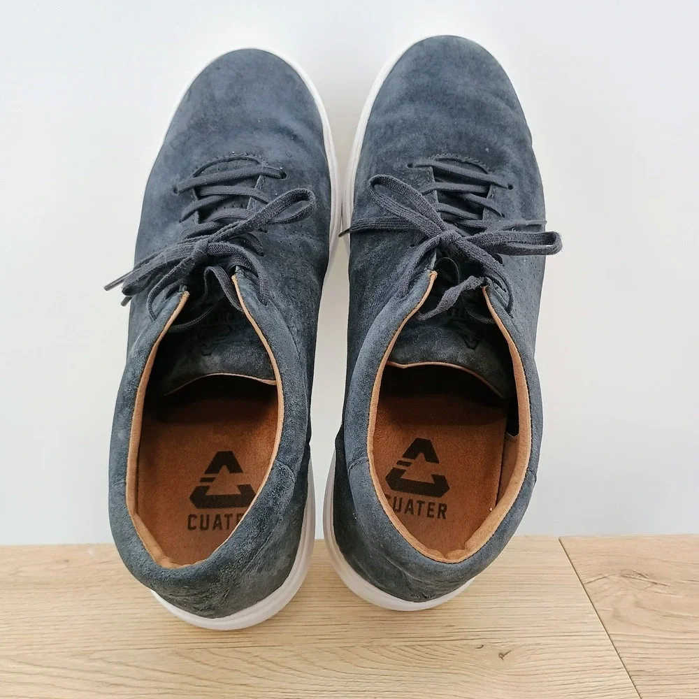 Travis Mathew Cuater Phenom Gray Suede Casual Slipon Loafers Mens 10.5 Sneaker